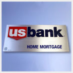 USB234H Dimensional Logo - Silver Backboard