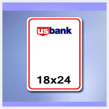 USB359C Parking Lot Sign - Add Your Text 18x24