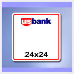 USB359D Parking Lot Sign - Add Your Text 24x24