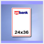 USB359E Parking Lot Sign - Add Your Text 24x36